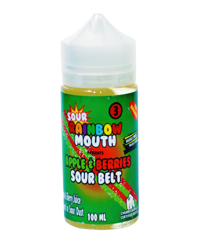 Rainbow Mouth E-Liquid Apple Berries Sour Belt