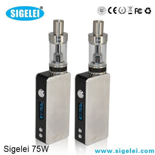 Sigelei 75W Temperature Control Mod - Vape Juice King Sigelei 75W Temperature Control Mod - Vape Juice King